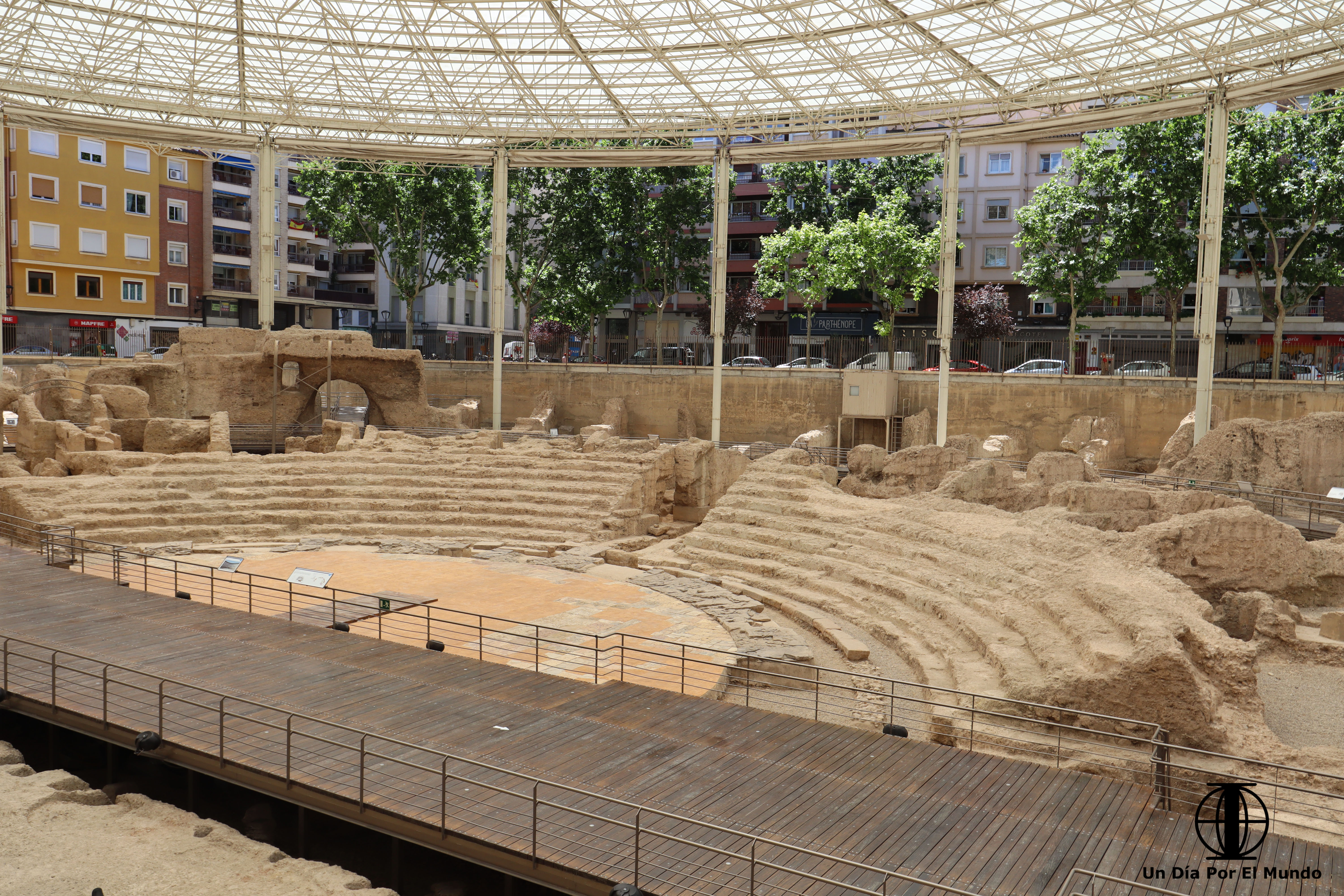 que-visitar-en-zaragoza Teatro romano de Caesaraugusta